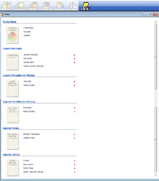 Gambar II.11   Tampilan Menu Laporan 