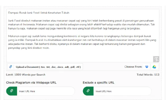 Gambar 2. 6 Contoh Artikel  Sumber: https://smallseotools.com/ 