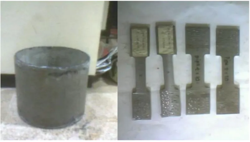 Gambar 4. Material benda uji. 