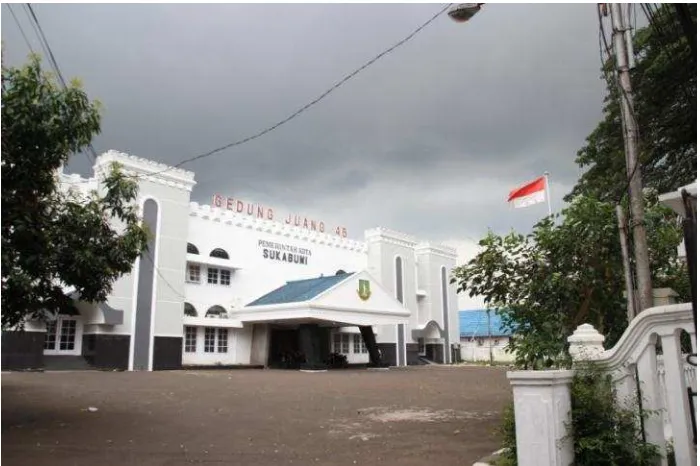 Gambar II.31 Gedung Juang 45 Kota Sukabumi Sumber: Dokumen Pribadi (11/01/2016) 