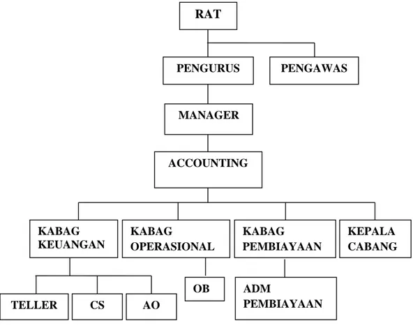 Tabel Struktur Organisasi BMT Mitra Ummat Rumbia 62