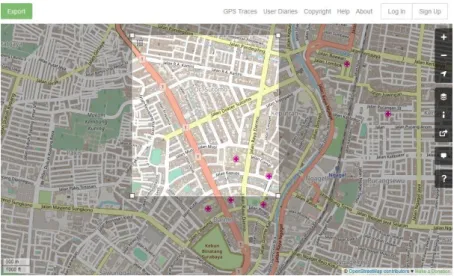 Gambar 4.8 Eksport Peta dari OpenStreetMap 