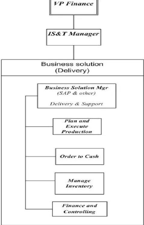 Gambar 3.2: S truktur Organisasi Divisi MIS  Business Application (level 1) 