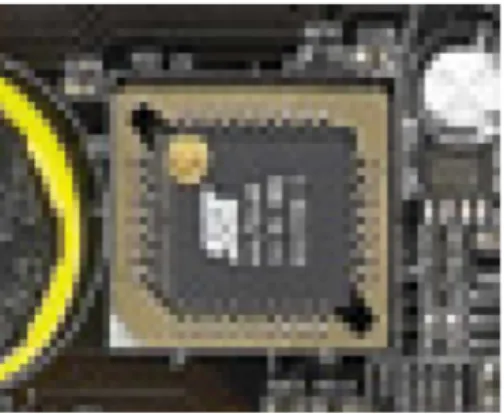 Gambar Chip CMOS pada Motherboard DFI Lanparty UT NF590 SLI