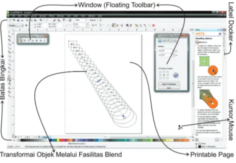 Gambar 1-4 memperlihatkan contoh dari format Fixed Toolbar dan Float-  ing Toolbar hasil proses modifikasi