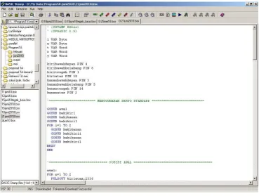 Gambar 2.11 Tampilan Program Basic Stamp Editor 