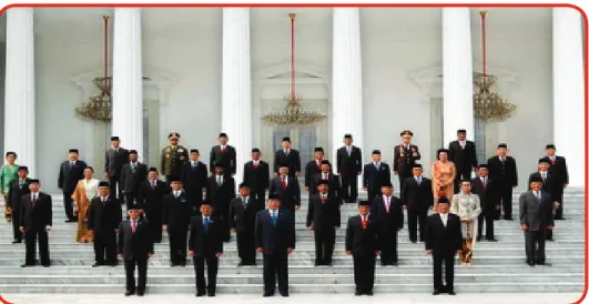 Gambar 4.1 Para anggota kabinet (menteri).