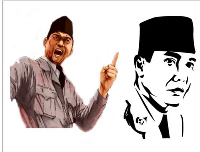 Gambar 14: Karakter Soekarno  (sumber data pribadi)  5.2.2 Macmud Rumagesan 
