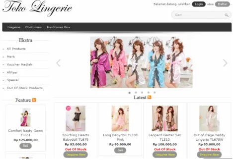 Gambar 1.10 www.toko-lingerie.com 
