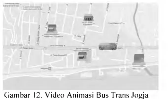 Gambar  10.  Tampilan Menu Rute Bandara  Adisutjipto -  Malioboro yang Dilalui Bus 