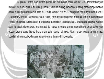 Gambar. 2.1. Pembabtisan umat katolik pertama di Jawa 