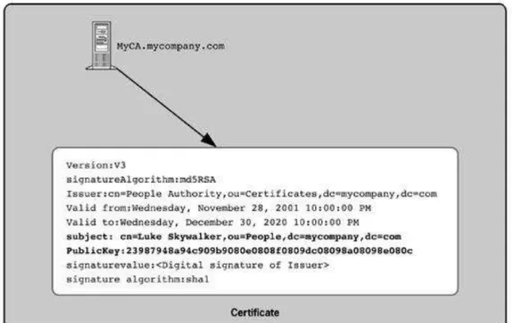 Gambar 2.6 CA dengan Certificate 
