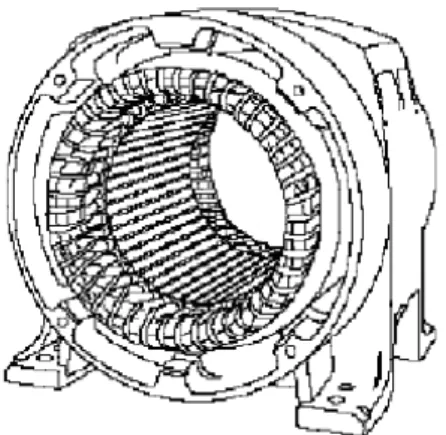 Gambar 2.5 konstruksi Stator generator 