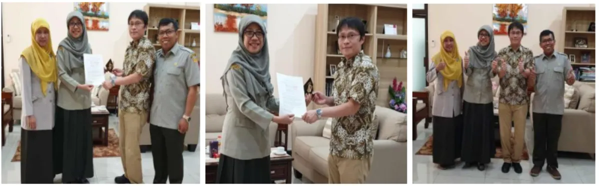 Gambar 4. Penandatanganan Kerjasama Riset 