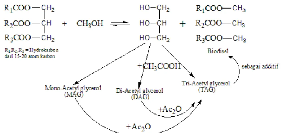 Gambar 9. Grafik perubahan selektivitas akibat penambahan kembali anhidrida asam asetat  
