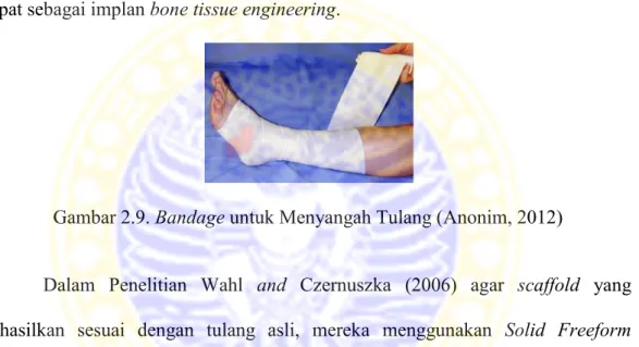 Gambar 2.9. Bandage untuk Menyangah Tulang (Anonim, 2012) 