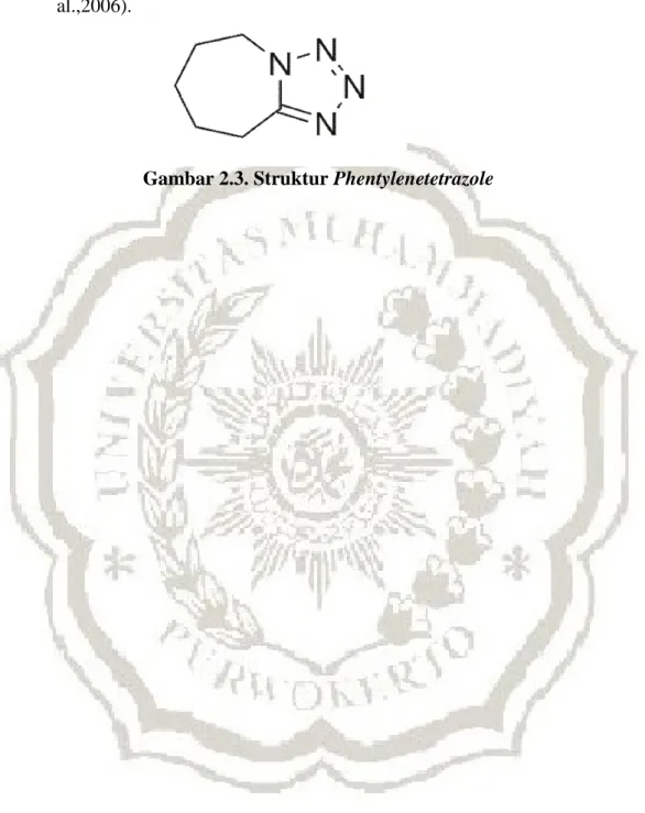 Gambar 2.3. Struktur Phentylenetetrazole 