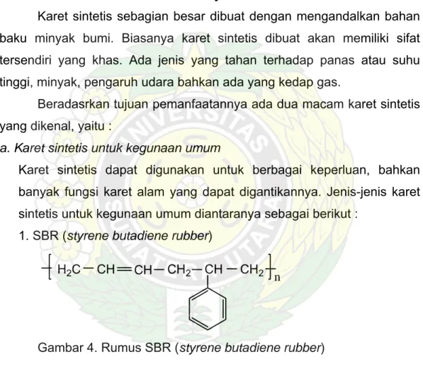 Gambar 4. Rumus SBR (styrene butadiene rubber)    
