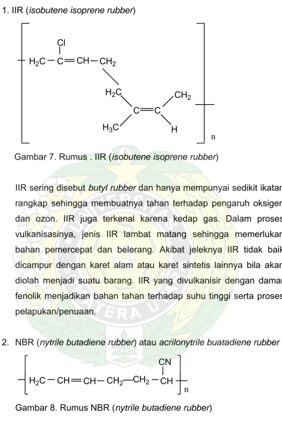 Gambar 8. Rumus NBR (nytrile butadiene rubber) 