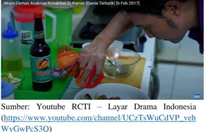 Gambar 1. Product Placement dalam  sinetron Dunia Terbalik 