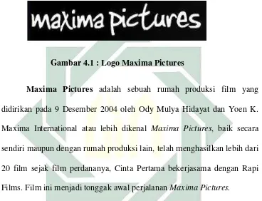Gambar 4.1 : Logo Maxima Pictures 