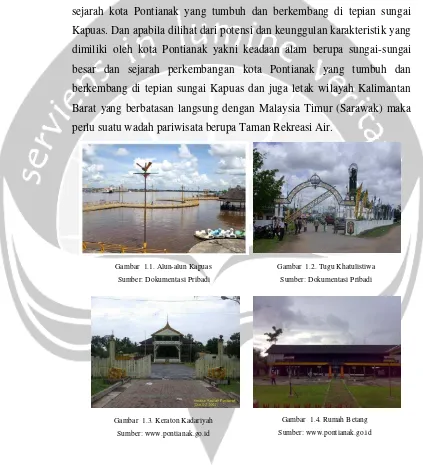 Gambar  1.1. Alun-alun Kapuas