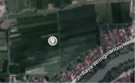 Gambar 4.1 Tampilan Google Earth Lokasi Pabrik 