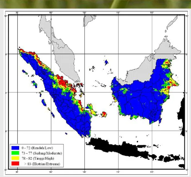 Figure 3. Ignition Potential Map as of Fourth Week of February 2006