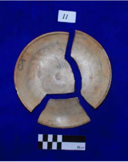 Gambar 16. Kondisi keramik setelah disambung  dengan anchor 1 : 1