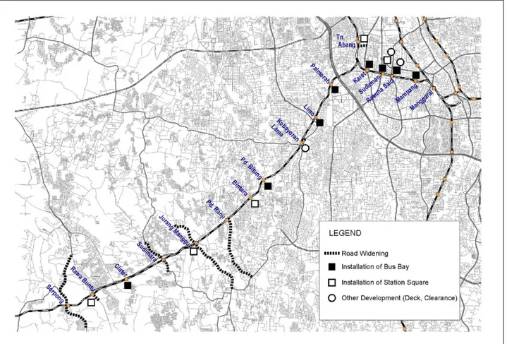 Gambar 15.4    Rencana Pembangunan Jalan Akses dan Plasa Stasiun      1