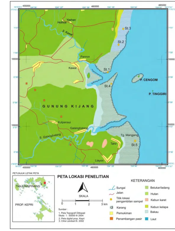 Gambar 8  Peta Lokasi Penelitian. 