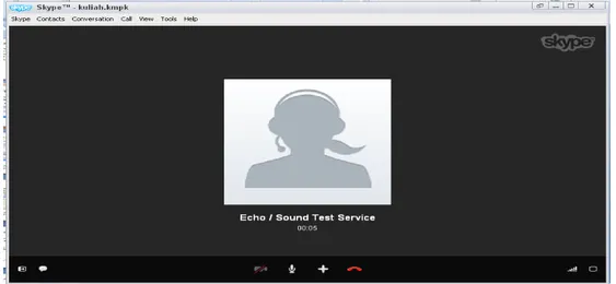 Gambar 37. Echo / Sound Test Service 