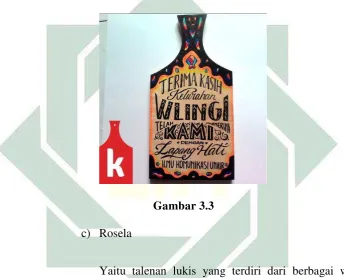                     Gambar 3.3 c) Rosela 