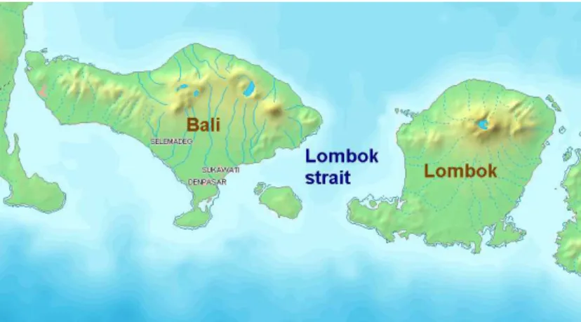 Gambar 3.1 : Selat Lombok 