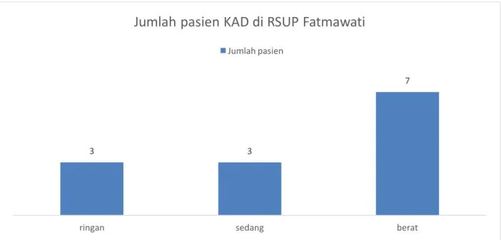 Grafik 1. Jumlah pasien dengan kategori episode KAD pada pasien diabetes mellitus di RSUP Fatmawati 