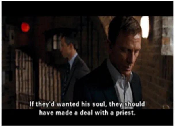 Gambar 11. Gambar teks “if they’d wanted his soul,   they should have made a deal with a priest”  