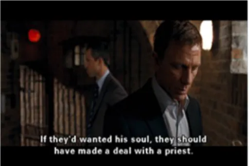 Gambar 5. Gambar Teks “if they’d wanted his soul,   they should have made a deal with a priest”  