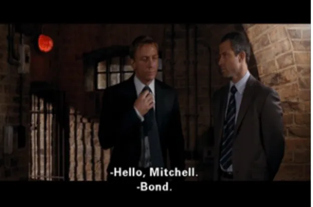 Gambar 7. Gambar teks “Hello, Mitchell”, Bond” 2  