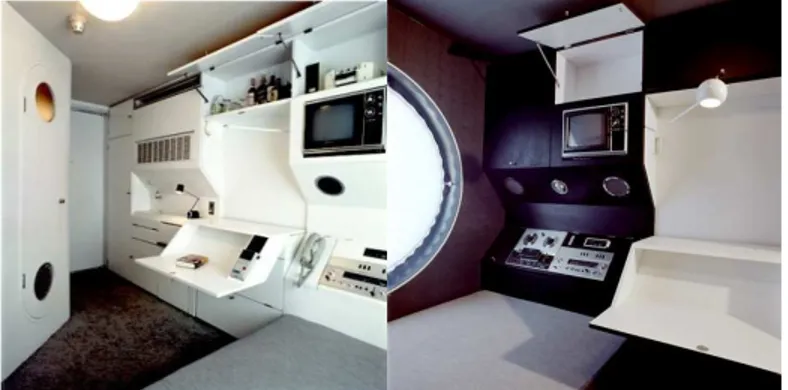 Gambar 3 Room Facility At Nakagin  Sumber: arcspace photograph 
