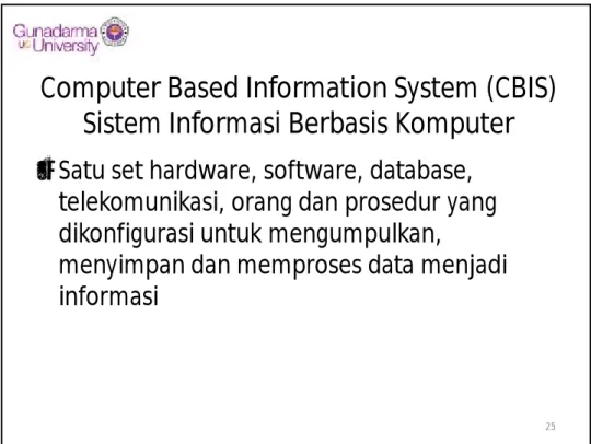 Figure 1.4: The Components of a Computer-Based Information System
