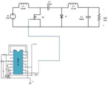 Gambar 4. Rangkaian cuk converter