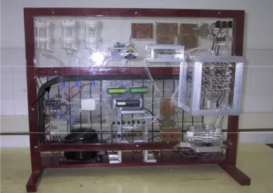 Gambar 3:  Sistem bioreaktor, bagian yang diberi anakpanah () adalah Ruang  kolom bioreactor