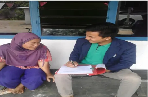 Gambar IV.1 : wawancara dengan ibu TN 48 tahun (Dokumentasi  pada tanggal 28 Agustus 2015) 