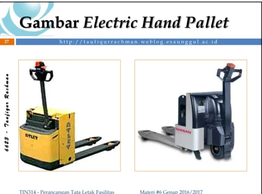 Gambar Electric Hand Pallet 
