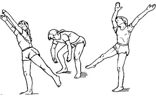 Gambar 1.5: Dansa dan gerak ritmis menjadi bagian integral Penjas  Sumber: Kogan, 1983