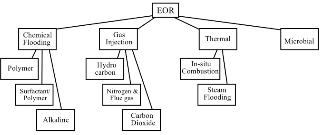 Gambar 2.1 Diagram kategorisasi EOR 
