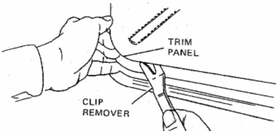 Gambar 10. Melepas Klip Door Trim 