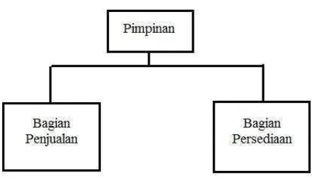 Gambar 3.1 Struktur Organisasi  (Sumber : Toko Sepatu Citra Shoes) 