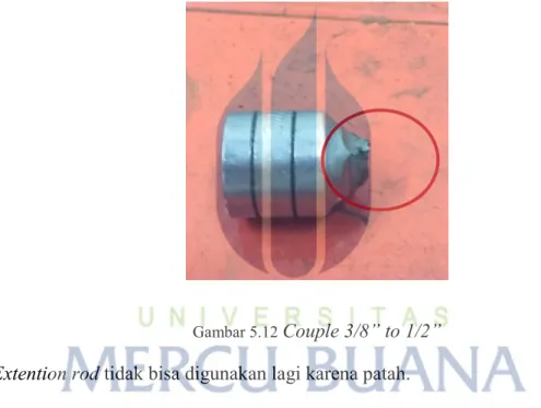 Gambar 5.12  Couple 3/8” to 1/2”  