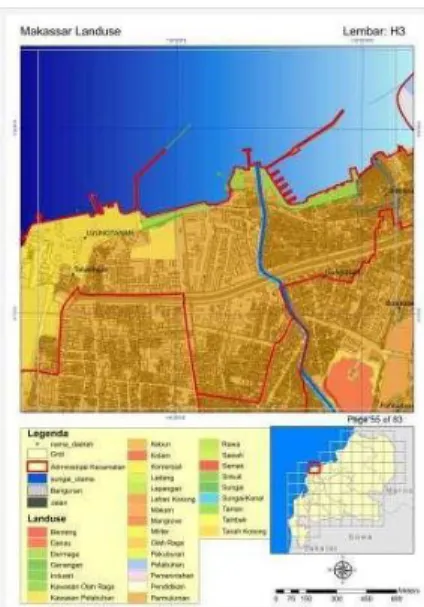 Gambar 2. Contoh Mapbook Landuse Makasar 